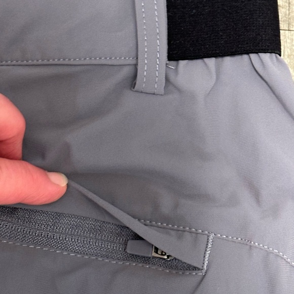 Mens OutdoorSports 40 XL Shorts Khakis Chino Gray Flex Gripper Waist Stretch New - Picture 7 of 9